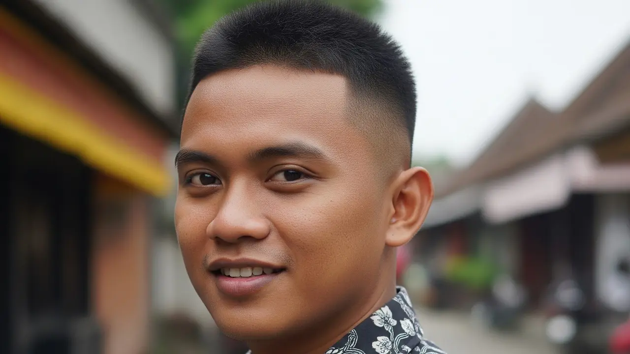 Model Rambut Pria Pendek Crop
