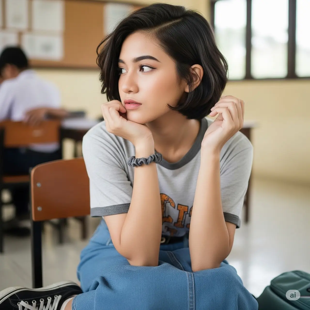10 Model Rambut Segi Pendek Terbaru untuk Pelajar dan Mahasiswa, Tetap ...