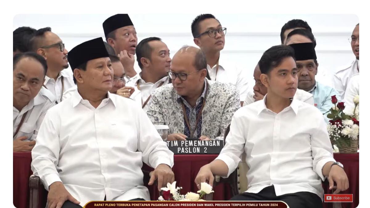 Prabowo-Gibran Ditetapkan Jadi Presiden-Wapres Terpilih, KPU: Raih 58,59 Persen Suara Nasional Berita Viral Hari Ini Senin 6 Mei 2024