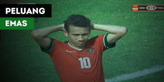 VIDEO: 3 Peluang Emas Timnas Indonesia U-19 Vs Thailand