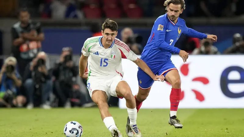 Hasil UEFA Nations League Prancis vs Italia