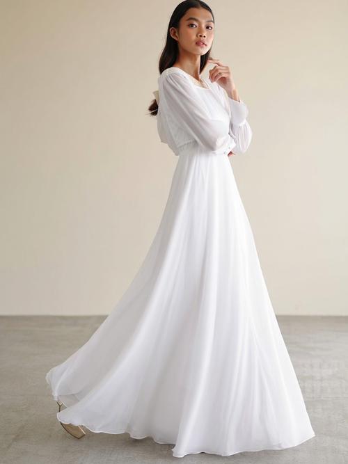 lace flowy dress Godess White Lace Flowy Dress. Love that Boho main image 1
