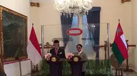 Selain membahas masalah kerja sama ekonomi, Menlu Retno juga menekankan bahwa Indonesia akan selalu memperjuangkan kemerdekaan Palestina (Liputan6.com/Teddy Tri Setio Berty)