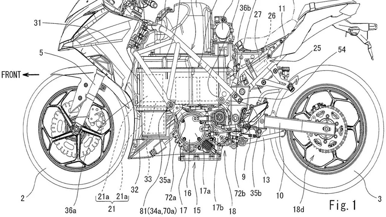 Hak paten motor listrik berbasis Kawasaki Ninja diajukan