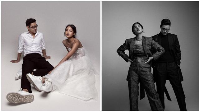 6 Potret Prewedding Pasangan Artis Bertema Monokrom, Simpel dan Elegan
