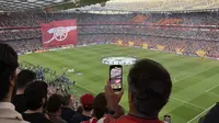 Tifo Fans Arsenal saat Menjamu PSG di Semifinal Liga Champions 2024/2025 Dinilai Terlalu Cemen