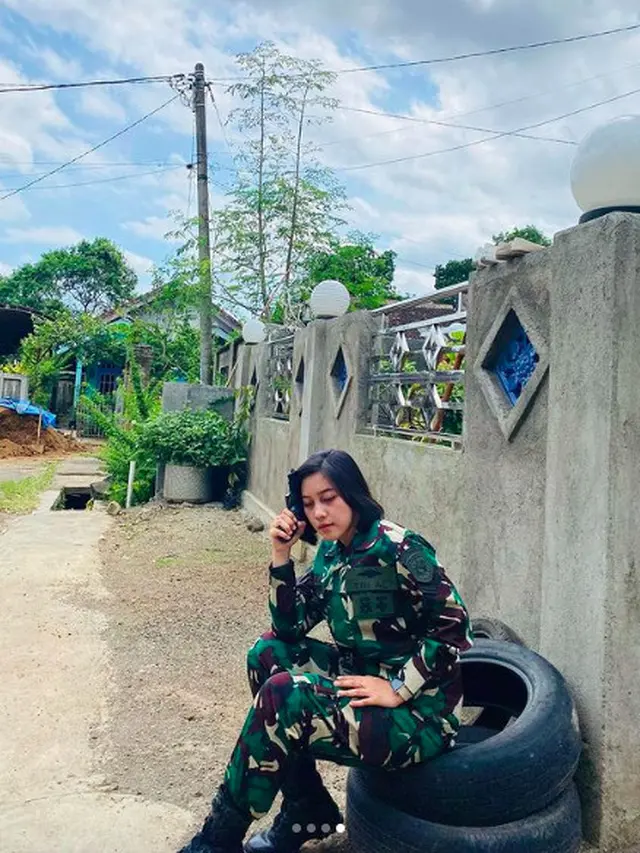 Potret Srikandi TNI AL Serda Septin yang Bikin Warganet Gagal Fokus