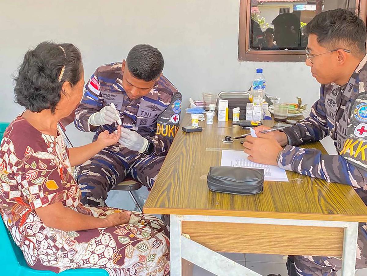 FOTO: TNI AL Perkuat Komunikasi dan Kepedulian Sosial di Kepulauan Talaud