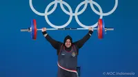 Lifter Indonesia di Olimpiade 2024 Paris, Nurul Akmal. (Bola.com/Dok.NOC Indonesia).