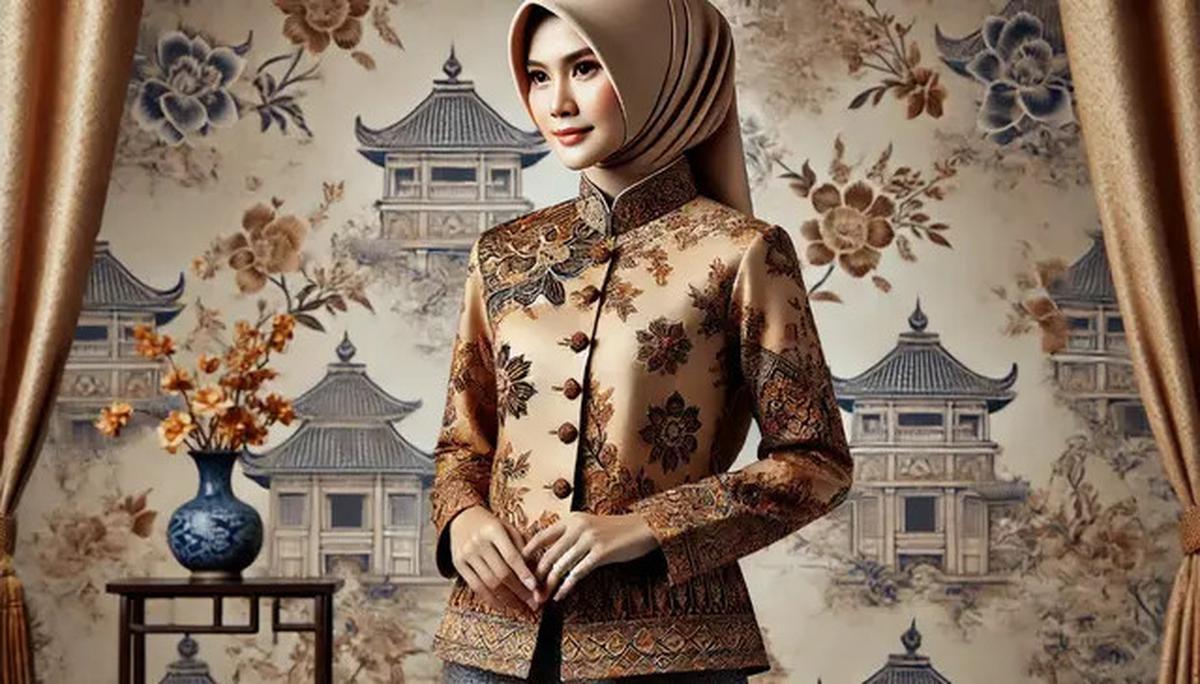8 Model Baju Batik Kerja Wanita Berhijab, Anggun dan Kekinian