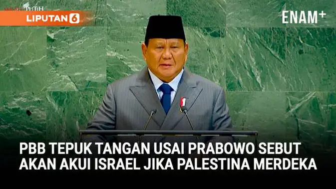 Pidato Prabowo di PBB Disambut Tepuk Tangan, Akan Akui Israel Setelah Palestina Merdeka