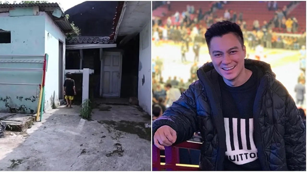 Potret rumah masa kecil Baim Wong yang sederhana