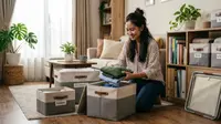Rumah Berantakan? Storage Box Lipat Jadi Solusi Praktis Bikin Ruangan Rapi Seketika