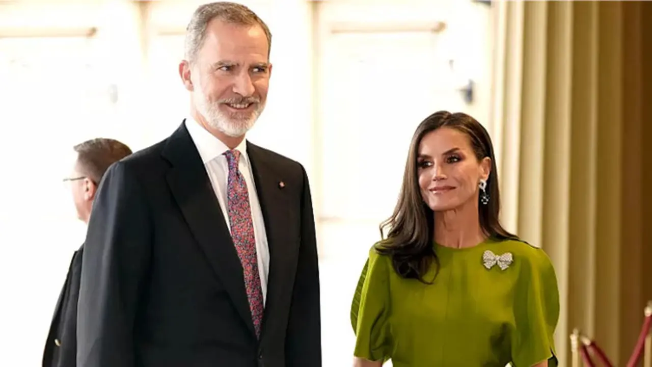 Raja Felipe VI dan Ratu Letizia dari Spanyol. (AP Photo)
