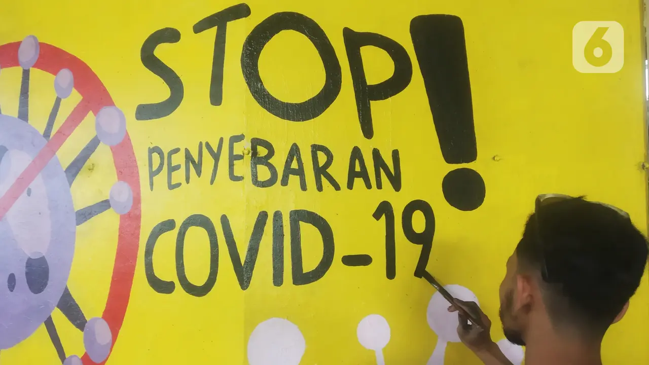 Mural Pencegahan COVID-19 Hiasi Kolong Jalan Tol Dalam Kota