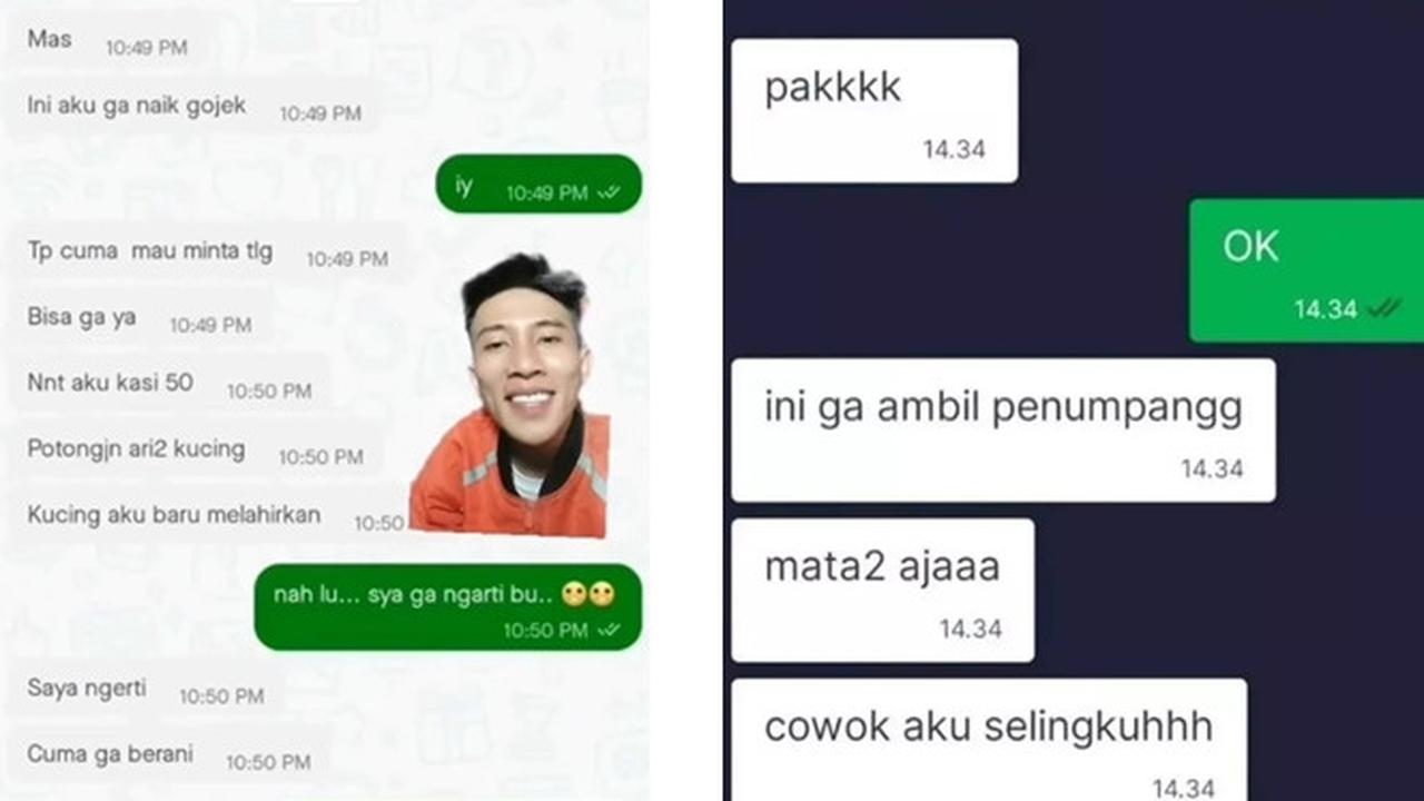 10 Chat Kocak Pelanggan Minta Tolong ke Driver Ojol Ini Bikin Geleng Kepala