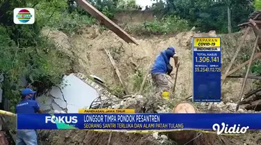 Fokus Pagi menyajikan beberapa berita sebagai berikut, 5 Santri Tewas Tertimpa Tebing Longsor, Jalur Pantura Kaligawe Kembali Tergenang, Tenaga Sales Ramaikan Kampung Miliarder, Hiu Berwujud Kepala Bayi Manusia.