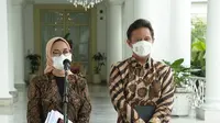 Kepala BPOM Penny Lukito dan Menteri Kesehatan Budi Gunadi Sadikin soal gangguan ginjal akut Senin (24/10/2022). Foto: tangkapan layar Youtube Sekretariat Presiden.