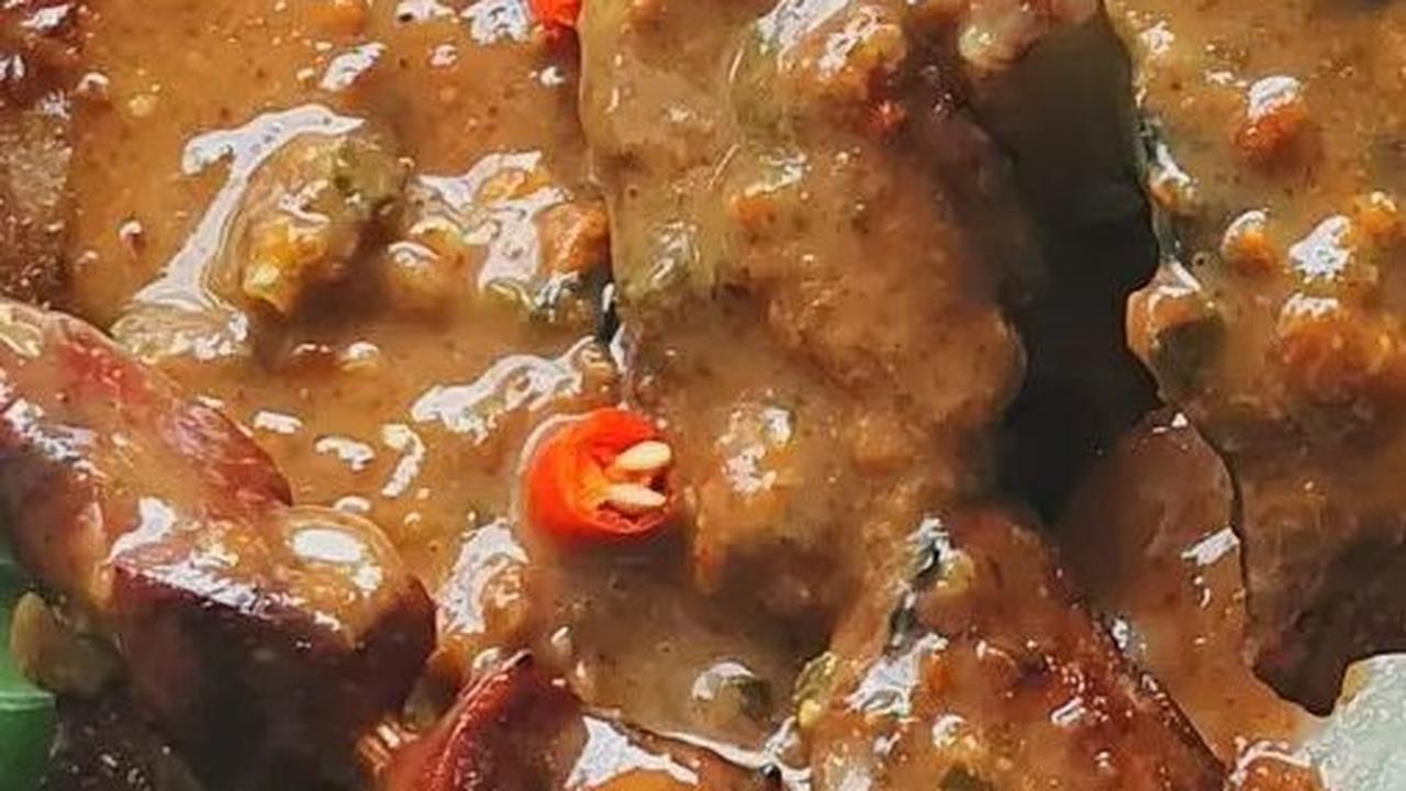 4. Resep Sate Kambing Bumbu Kacang