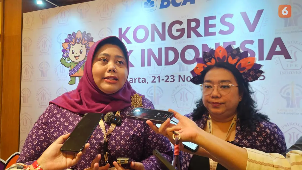 Sekretaris Jenderal Pengurus Pusat IPK Indonesia, Wahyu Nhira Utami, M.Psi., Psikolog ungkap kebutuhan psikolog klinis masih jauh. (Foto: Aditya Eka Prawira/Liputan6.com)