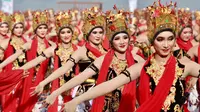 Siap-Siap, Akhir Pekan Ini Ribuan Gandrung Menari di Pantai Marina Boom Banyuwangi