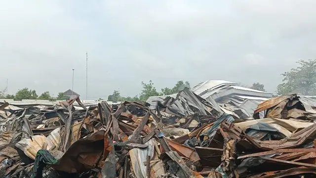kebakaran pasar ngawen