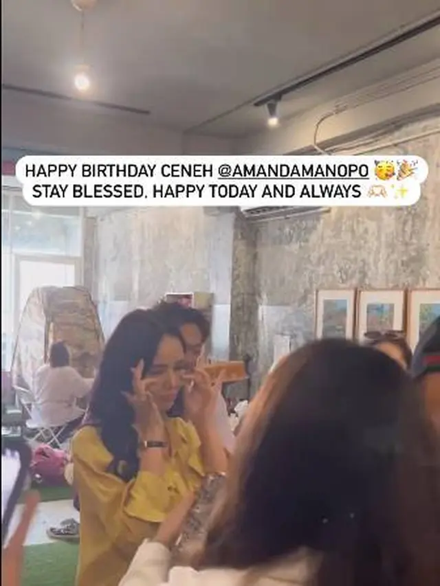 6 Potret Amanda Manopo yang Ulang Tahun ke 24, Dapat Kejutan dari Ayah
