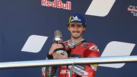 Pembalap MotoGP, Francesco Bagnaia. (PIERRE-PHILIPPE MARCOU / AFP)
