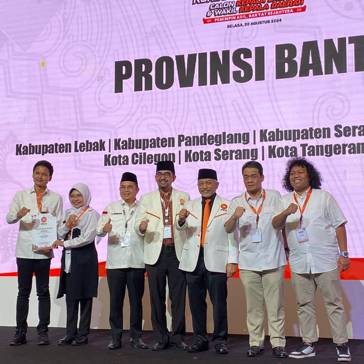 PKS Resmi Usung Riza Patria dan Marshel Widianto di Pilkada Tangsel