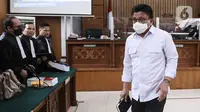 Ferdy Sambo usai menjalani sidang lanjutan pembacaan tuntutan oleh Jaksa Penuntut Umum kasus pembunuhan berencana terhadap Brigadir Nopriansyah Yosua Hutabarat di Pengadilan Negeri Jakarta Selatan, Jakarta, Selasa (17/1/2023). Sambo diyakini jaksa bersama-sama dengan terdakwa lain melakukan pembunuhan berencana. (Liputan6.com/JohanTallo)