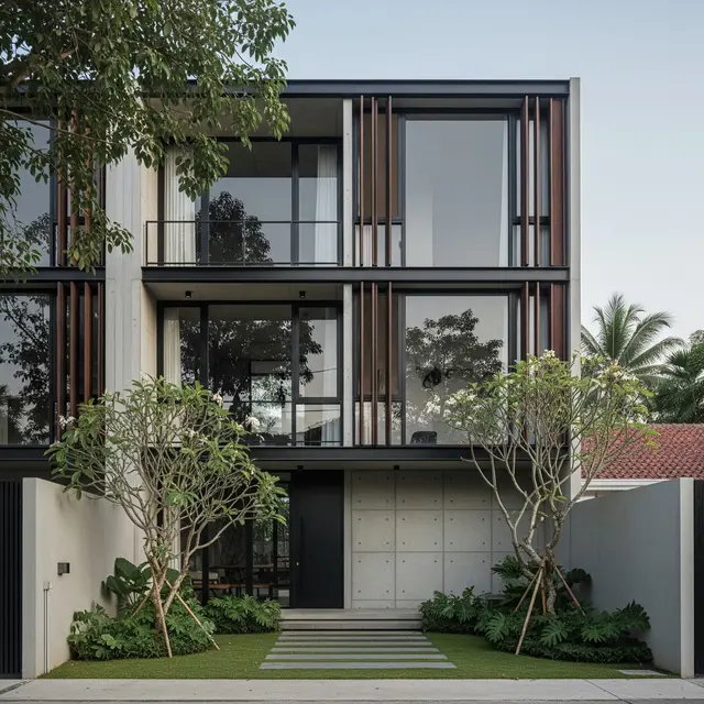 Gambar Desain Rumah Bertingkat yang Modern dan Fungsional