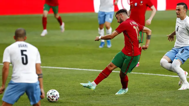 FOTO: Portugal Bantai Israel 4-0 pada Laga Persahabatan