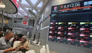 IHSG Anjlok ke 5.679, Seluruh Sektor Saham Memerah