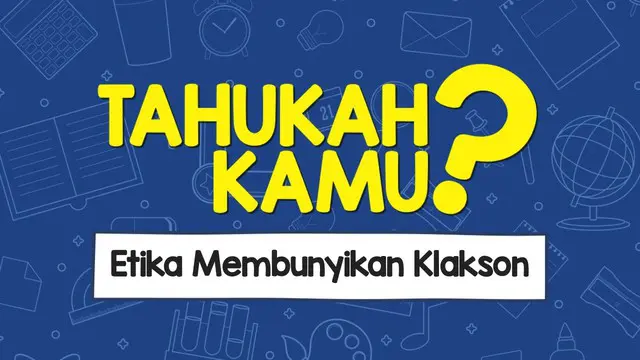 VIDEO: Etika Membunyikan Klakson
