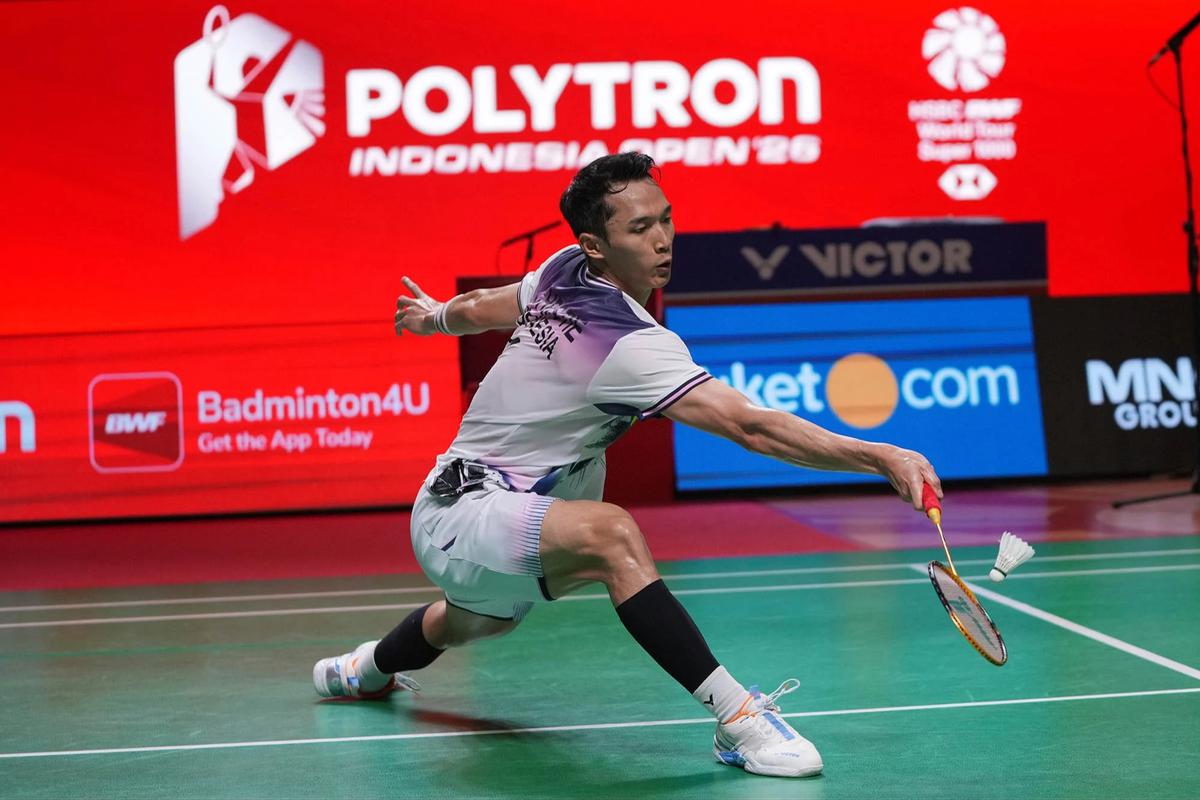 FOTO: Jonatan Christie Melaju ke Final Indonesia Open 2026