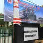 Kantor Kodim 0721 Blora, diketahui Liputan6 com mengibarkan bendera setengah tiang dalam rangka memperingati G30S/PKI. Untuk mayoritasnya kediaman warga Blora banyak yang tidak mengibarkan bendera setengah tiang. (Liputan6.com/Ahmad Adirin)