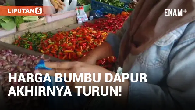 VIDEO: Alhamdulillah, Harga Bumbu Dapur Mulai Turun