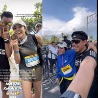 Banyak artis dan selebriti yang gemar olahraga lari marathon. Seperti belum lama ini, banyak selebriti Tanah Air yang mengikuti festival lari marathon yang diselenggarakan oleh salah satu bang swasta di Bali, Minggu (27/8). Berikut potretnya [dok. Instagram]