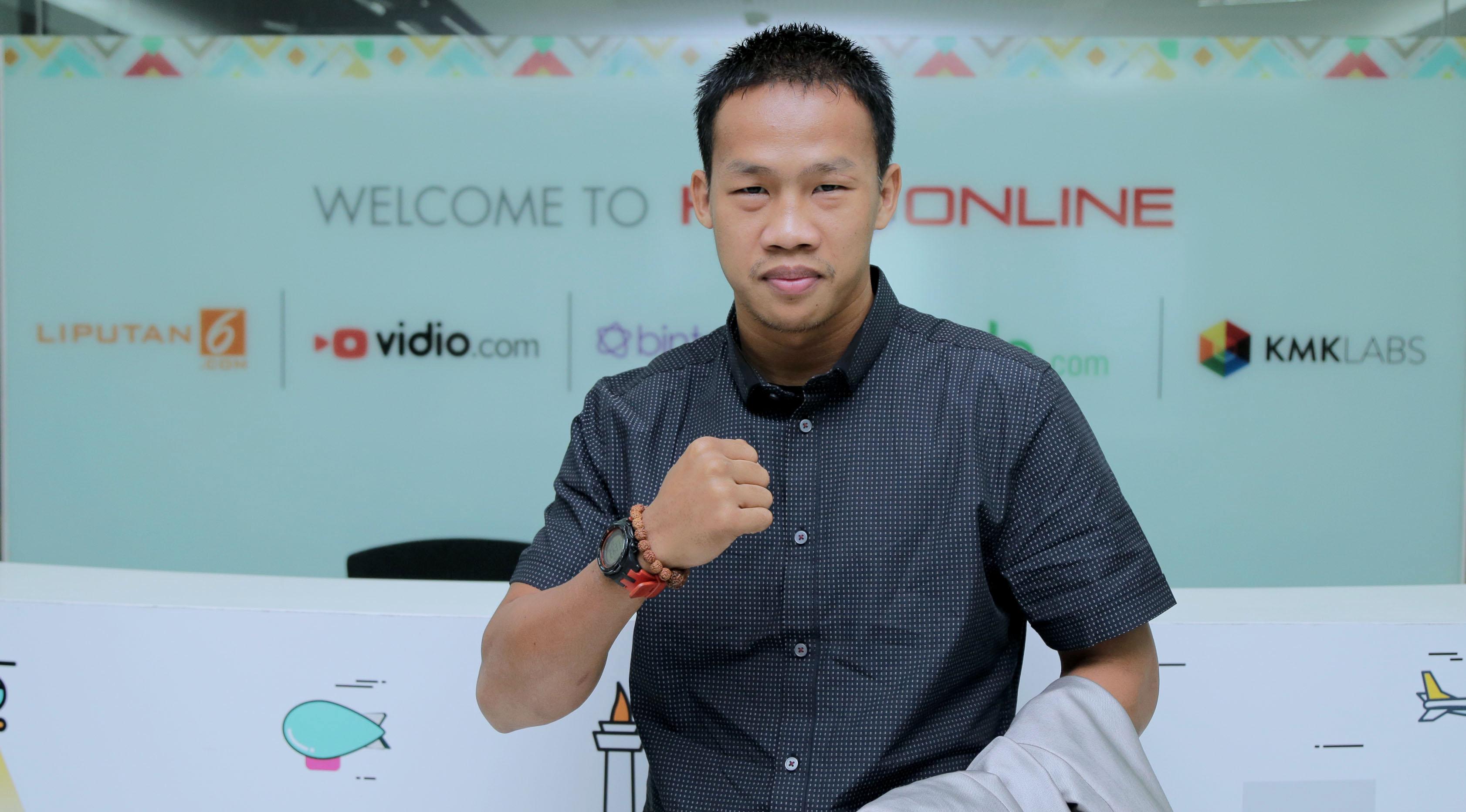 Petinju Indonesia Daud Jordan.