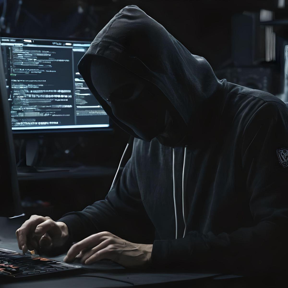 Ilustrasi hacker (Ilustrasi dari AI)