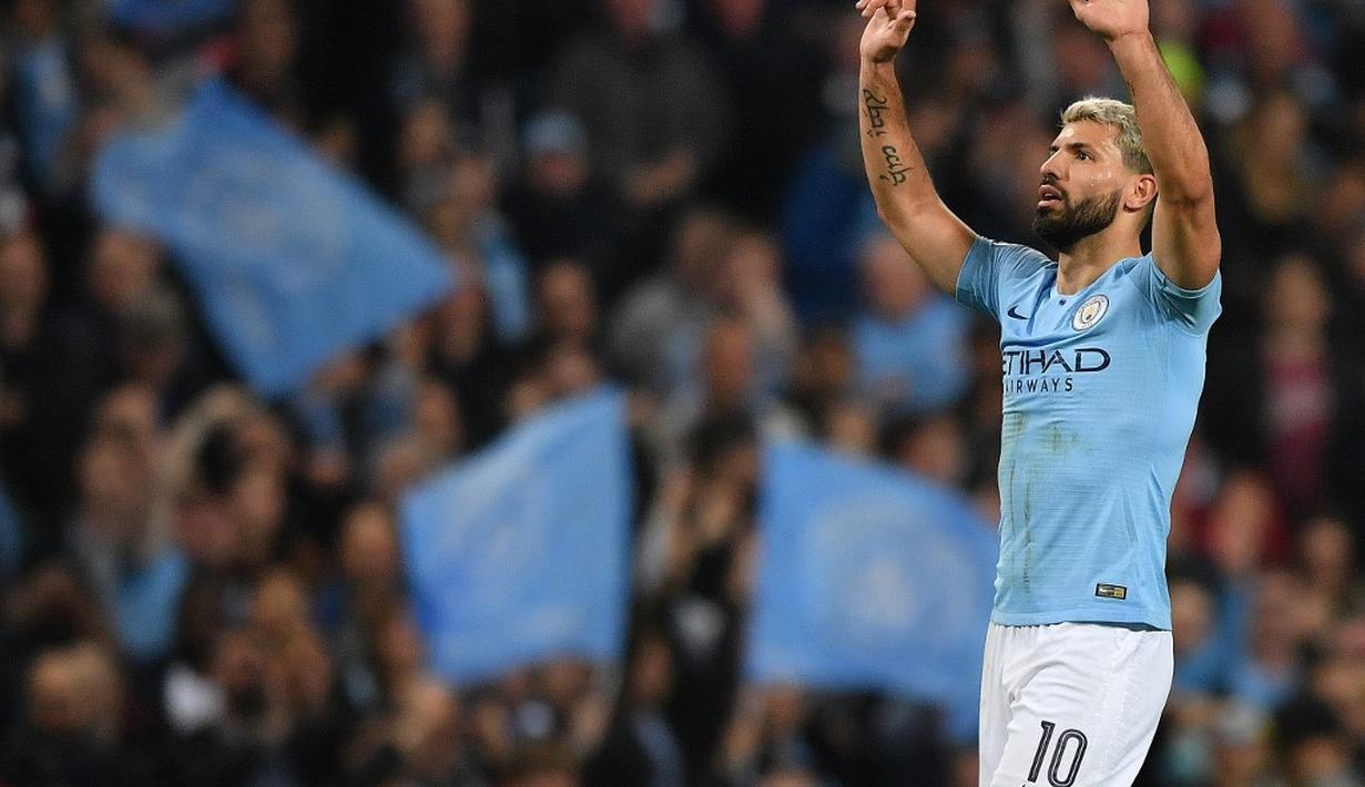 6. Sergio Aguero (Man City) – 6 gol dan 1 assist (AFP/Ben Stansall)