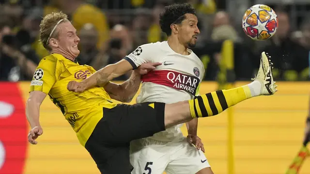 Foto: Mbappe Amsyong, PSG Pulang Berbekal Kekalahan dari Markas Dortmund pada Leg Pertama Semifinal Liga Champions 2023/2024