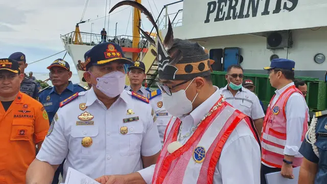 Kementerian Perhubungan dan PT. Mitra Samudera Kreasi melakukan penandatanganan adendum perjanjian sewa barang milik negara berupa sebagian tanah dan atau bangunan di Pelabuhan Tanjung Redeb. (Dok Kemenhub)