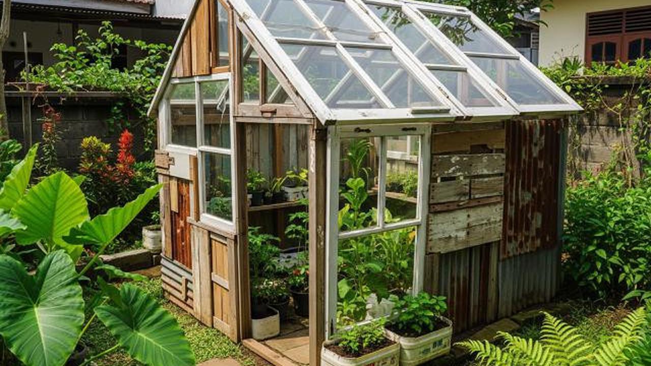 8 Inspirasi Kebun Mini Ala Rumah Kaca Low Budget, Solusi Hijau untuk Lahan Terbatas