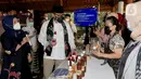 Menteri Pariwisata dan Ekonomi Kreatif (Parekraf) / Kepala Badan Pariwisata dan Ekonomi Kreatif Sandiaga Uno mengunjungi pameran pelaku UMKM yang bergerak di sektor pariwisata dan ekonomi kreatif di Taman Wisata Alam Magrove, PIK, Jakarta Utara, Sabtu (04/09/2021). (Liputan6.com/Fery Pradolo)
