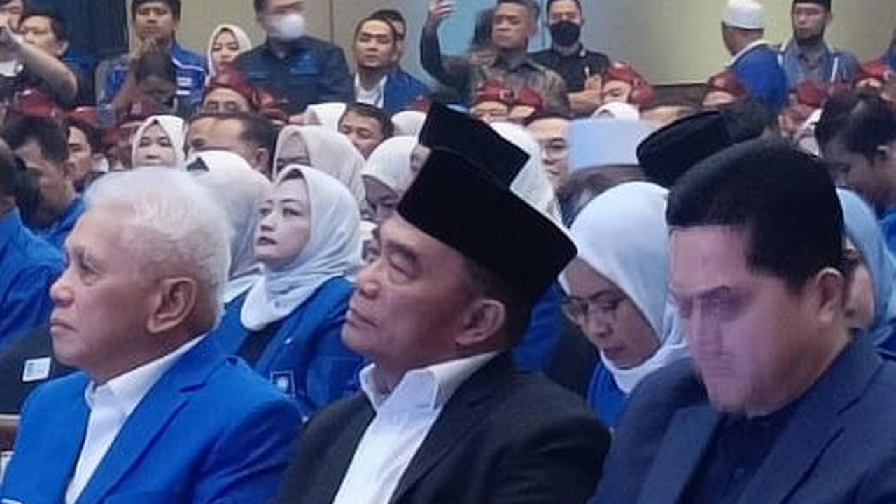 Prabowo dan Erick Thohir Hadiri HUT ke-25 PAN