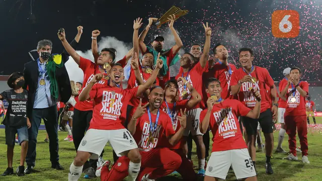 Foto: Gelar Back to Back Bali United Makin Manis dengan Kemenangan atas Persik Kediri di Laga Penutup BRI Liga 1 Musim 2021 / 2022