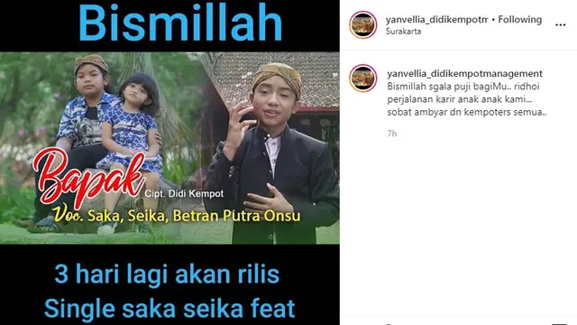 Didi Kempot (Foto: Instagram/@yanvellia_didikempotmanagement)