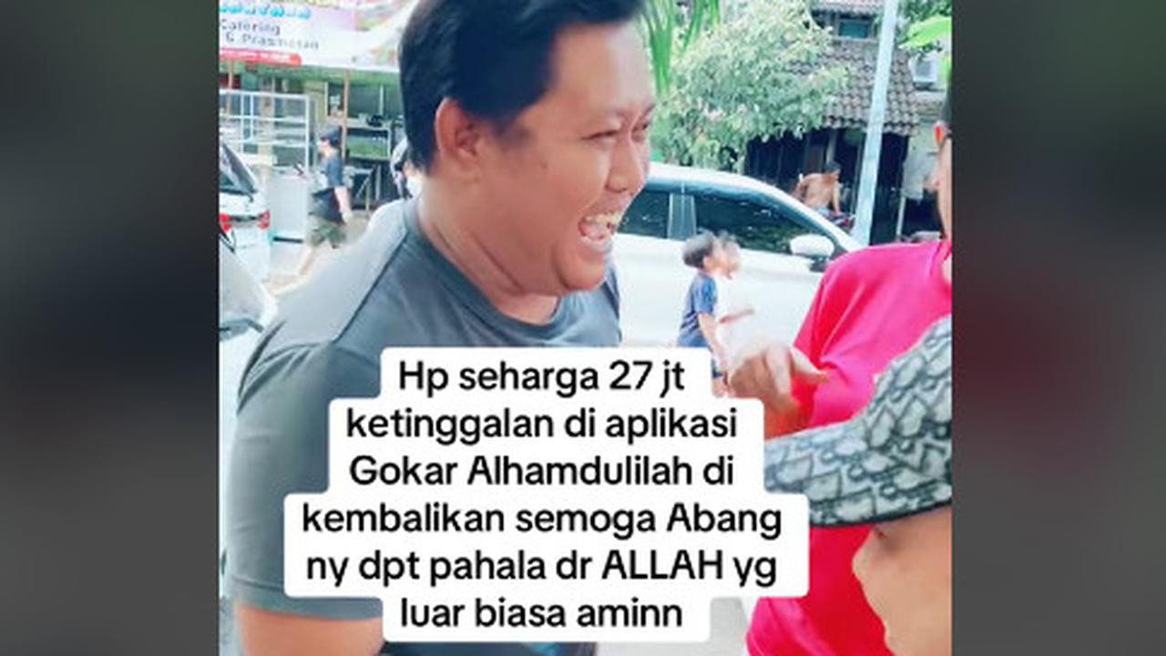 Sopir Taksi Online Kembalikan Handphone Harga Puluhan Juta Milik Penumpang Ketinggalan