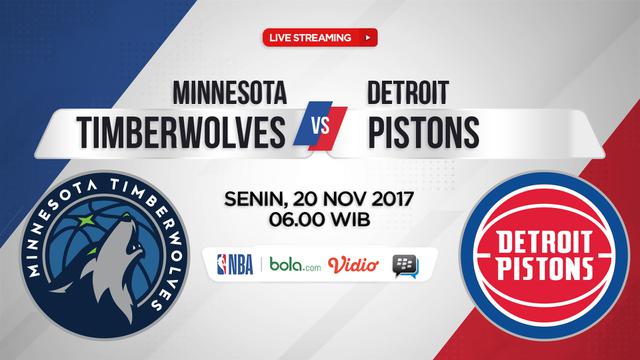 Minnesota Timberwolves Vs Detroit Pistons